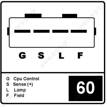 A3TA5491    ΔΥΝΑΜΟ MITSUBISHI     12V 100Α MITSUBISHI PAJERO II 99- (4ΦΙΣ \GSLF)   12V 100 Amp PV4 x 60  Alternator Product Application:	Mitsubishi / Hyundai Replacing A3TA5491 LRA1939 LRA1908 LRA1676 LRA1628 JA1522 JA1531 JA1523 Mitsubishi Various Models - 